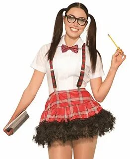 School Girl Geek Costumes at Halloweenize School Girl Geek C