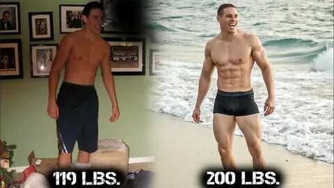 7 Year Workout TRANSFORMATION 118 lbs. to 200 lbs. (80 lb in