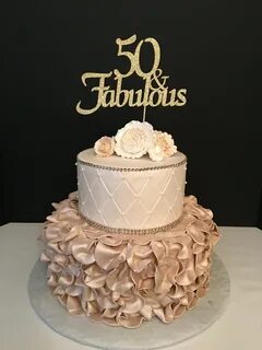 ANY NUMBER Gold Glitter 50th Birthday Cake Topper 50 and Ets