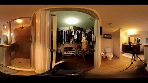 VR For Fans " VRgirl Natasha Changing In Dressing Room VOYEU