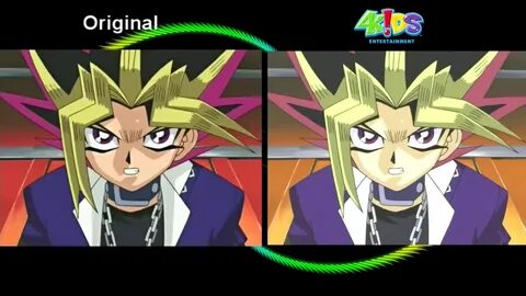 Yu Gi Oh! Original vs 4Kids Side by Side Comparison Part 1 -