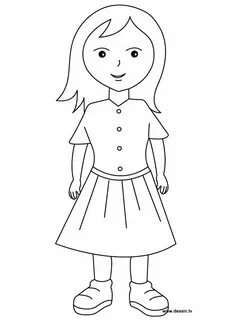 Coloring pages of a girl Coloring pages for girls, Coloring 