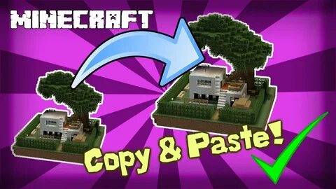 MINECRAFT How to Copy and Paste Buildings! 1.14.4 - YouTube