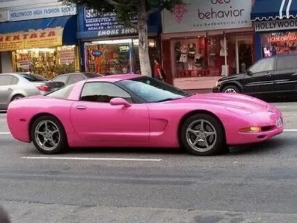 pink-cars-500-25 Pink car, Pink corvette, Pink truck