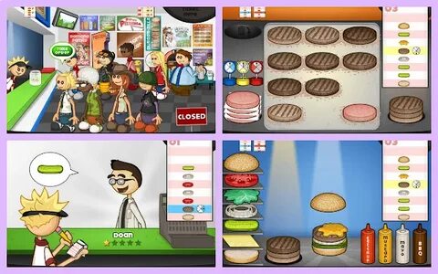 Papas Burgeria Game - Интернет-магазин Chrome