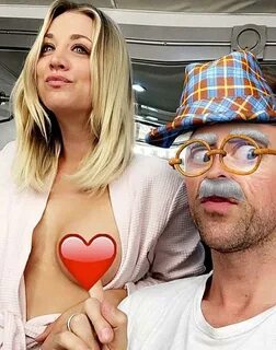 Kaley Cuoco frees the nipple for all to see