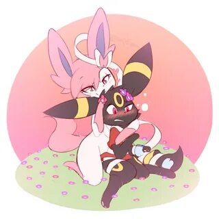 #Sylveon #Umbreon Pokemon eeveelutions, Cute pokemon picture