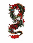 Pin by Angela on Aesthetic Red Chinese dragon tattoos, Drago