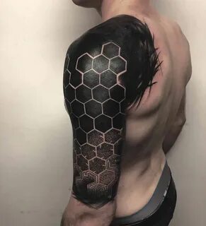 Resultado de imagem para hexagon tattoo Tatuaje hexágono, Ta