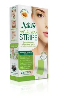 Nads Hypoallergenic Facial Wax Strips, 24 strips by NADS 24 
