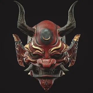 ArtStation - Oni Mask