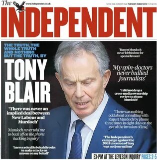 At the Leveson Inquiry, were they too soft on Tony Blair? To