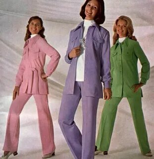 Newest women's 70's pant suits Sale OFF - 69
