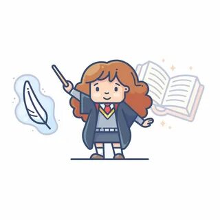 Harry Potter's Characters Ron Weasley Hermione Granger