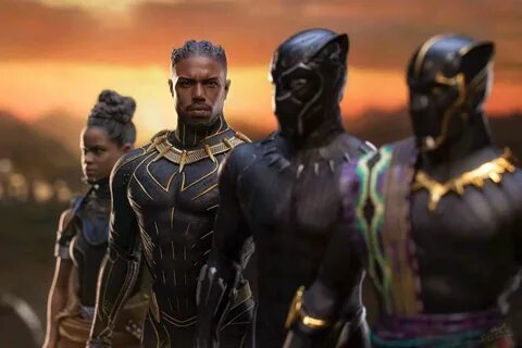 Black Panther Erik Killmonger Figround