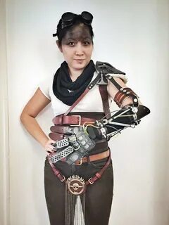 Imperator Furiosa Bionic Arm Cosplay Leather Copper Costume 