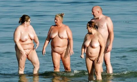 Mature Chubby Nude Beach Fun BBW AND BEARS - Photo #9