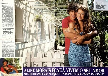 Revista Caras: Alinne Moraes e Cauã vivem seu amor Alinne Mo
