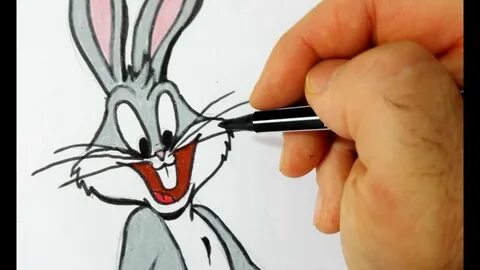 Cómo dibujar y colorear Bugs Bunny - YouTube