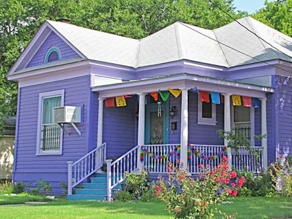 Purple House Purple home, House paint exterior, Purple decor