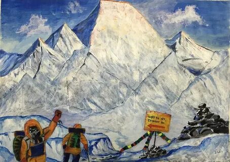 The call of EVEREST Painting by Hitesh Bhagat Pixels
