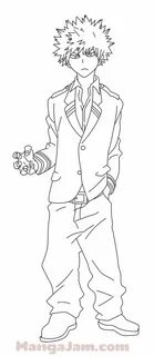 Bakugou Coloring Pages - Coloring Home