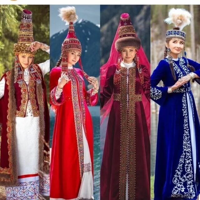 Kazakh traditional clothing.Казахский наиональный костюм.#kazakh #kazakhsta...