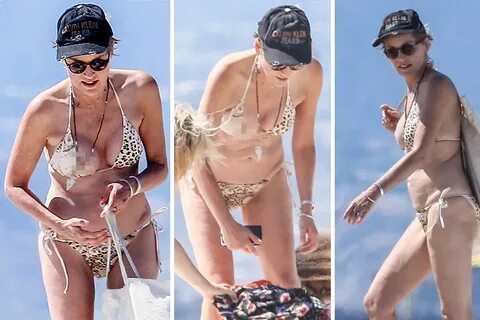 Hollywood actress Sharon Stone suffers embarrassing nipple s