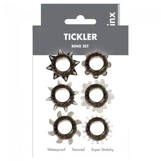 Набор эрекционных колец Linx Tickler Set Textured Ring Smoke