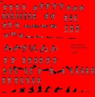 Bendy Sprite Sheet UPDATED by TheHunterDrake on DeviantArt