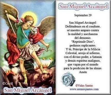 SAN MIGUEL ARCANGEL San miguel arcangel oracion, Imagenes de
