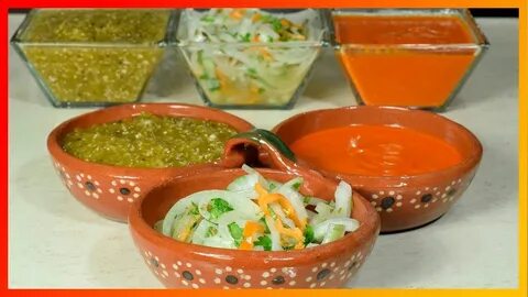 Tradicionales Salsas Mexicanas Deliciosas!!! SALSAS Salsas m