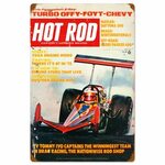 May 1975 Hot Rod Vintage Metal Sign