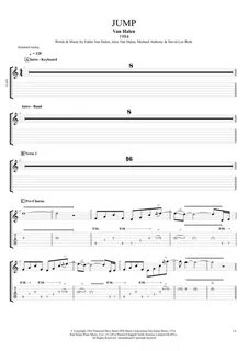 Jump by Van Halen - Full Score Guitar Pro Tab mySongBook.com