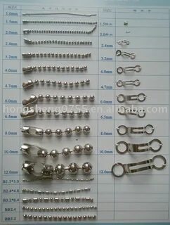 Factory Supply Various Sizes Fashion Metal Ball Chains Photo