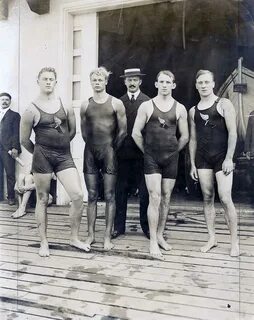 New York Athletic Club Swim Relay Team winners of the Olympi