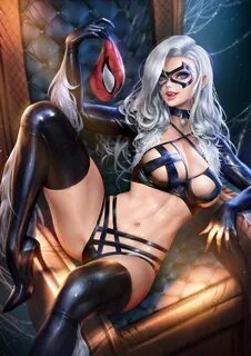 Аниме картинка marvel comics spider-man (series) black cat (