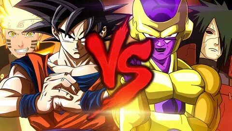 Goku e Naruto VS. Madara e Freeza Combate de Rimas Part. Lun