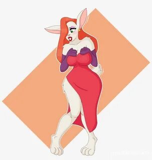 Jessica The Rabbit - Jessica Rabbit Anthro Transparent PNG -