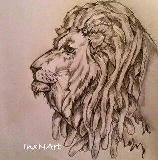 Lions head with dreads tattoo sketch by - Ranz Arte