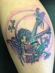 Fairy tattoo, purple moon Rainbow tattoos, Fairy tattoo, Tat