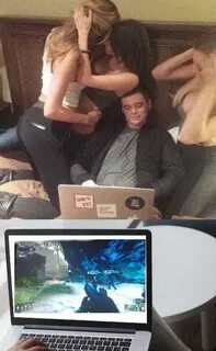 Man distracted by laptop, another one - 9GAG