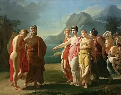 Calypso Receiving Telemachus and Mentor on her Island. 1804.