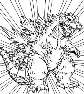 Godzilla Coloring Book - Best Coloring Page
