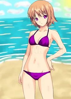 How To Draw A Girl In A Bikini, Step by Step, Drawing Guide,