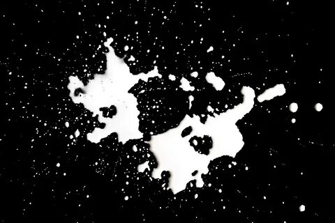 Free photo: Splatter - Black, Milk, Paint - Free Download - 