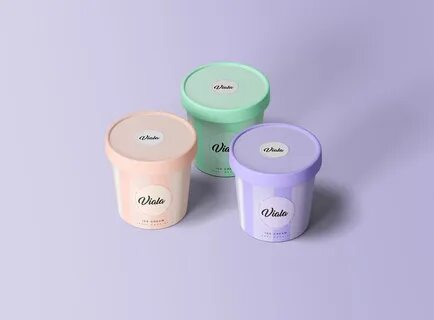 Ice Cream Cups Mockup Mockup World HQ