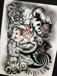alice in wonderland tattoo design Alice and wonderland tatto