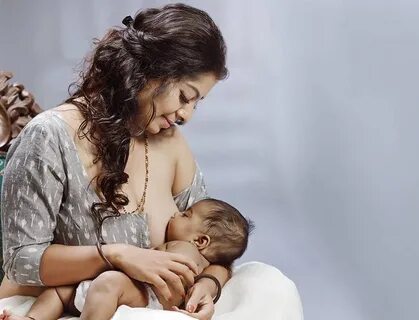 Grihalakshmi breastfeeding cover featuring Gilu Joseph cover