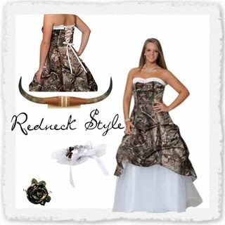 Redneck Wedding Dresses - Camo or Plaid? Redneck Wedding Ide